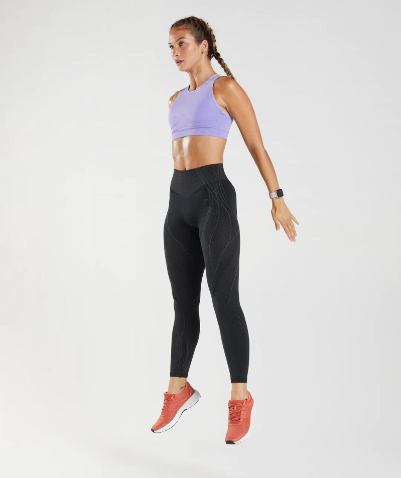 Women's Gymshark Apex Seamless Leggings Black | CA 0357DN